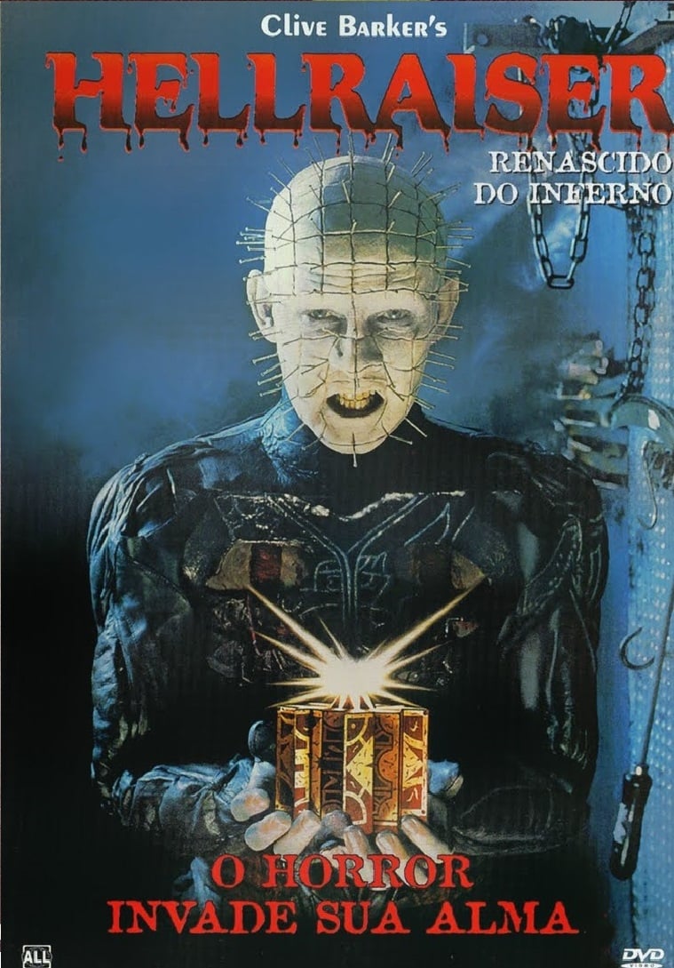 Poster for the movie "Hellraiser - Renascido do Inferno"